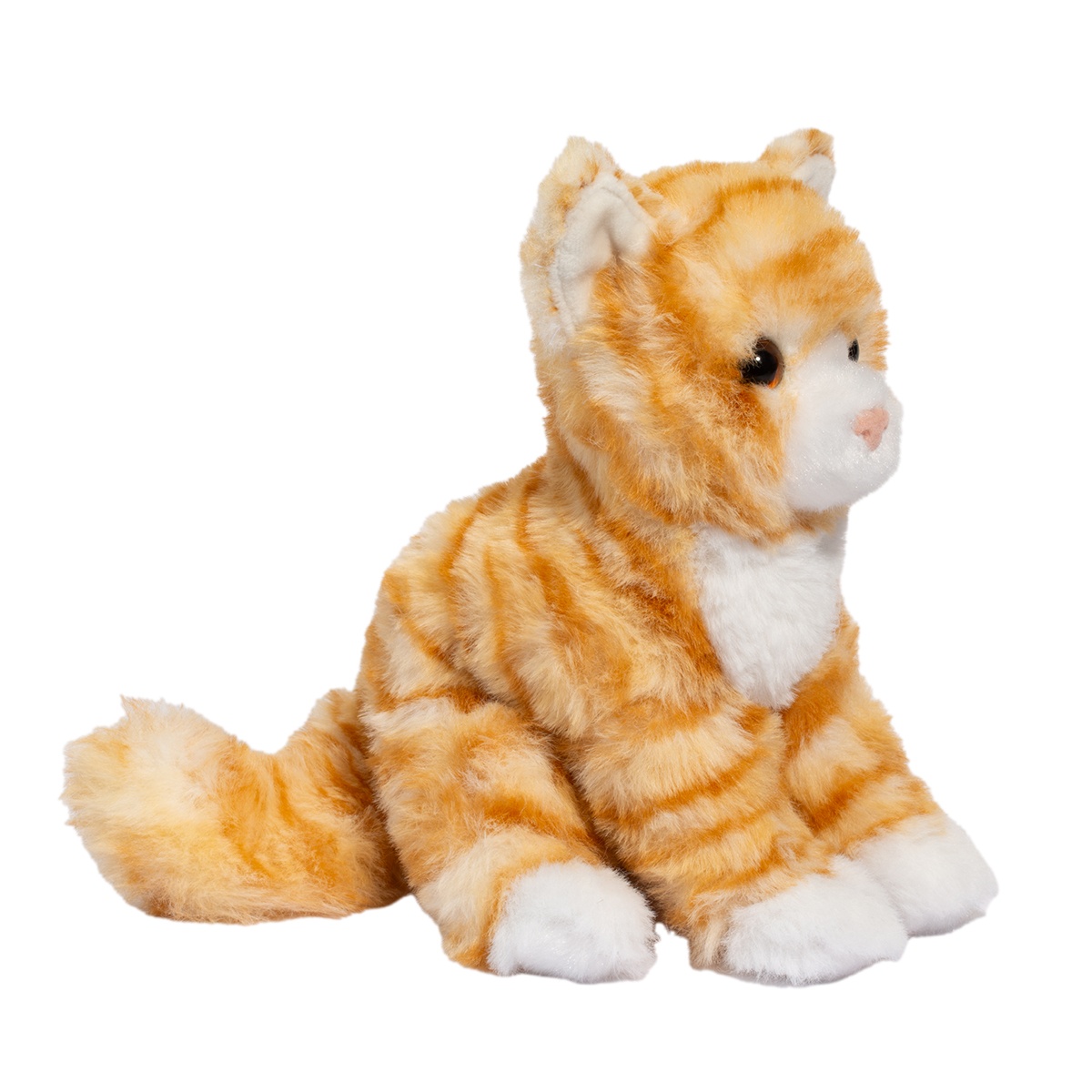 14503OrangeStripeCatMiniSoftAZ-5.jpg Gingie Striped Cat Mini Soft - Image 1