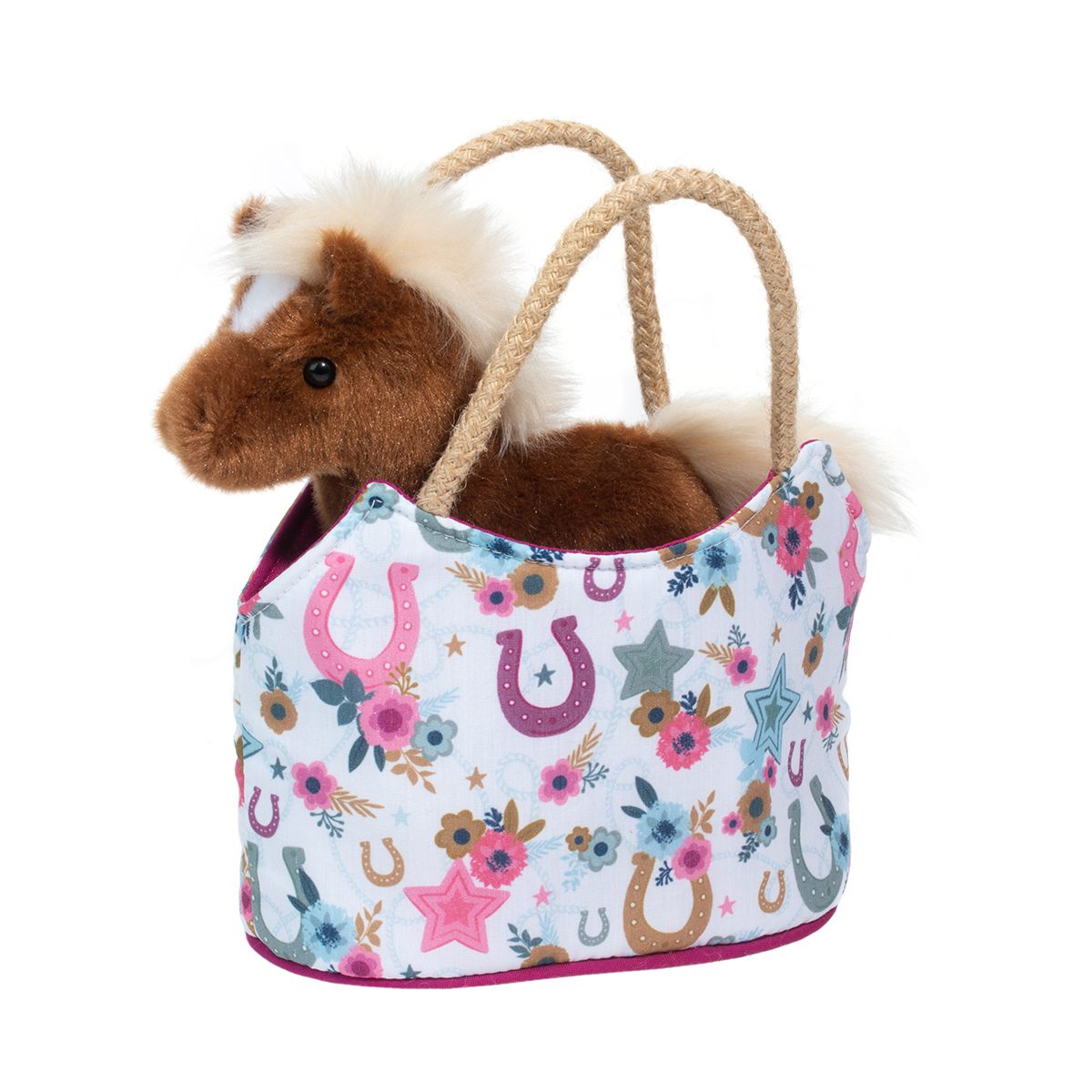 2126-1.jpg Boho Horseshoe Sassy Sak with Horse - Image 1
