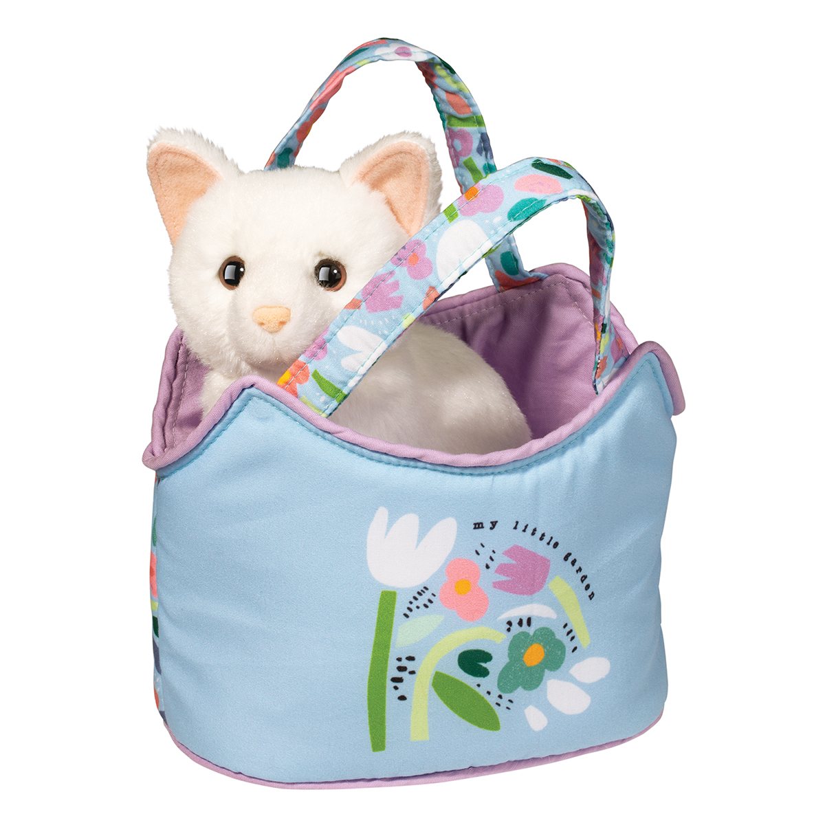 2146.jpg My Little Garden Sassy Sak with White Cat - Image 1